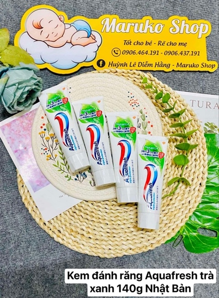 Kem đánh răng Aquafresh NB trà xanh 140g
