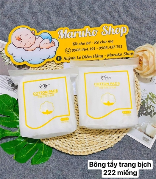 Bông tẩy trang 222 miếng