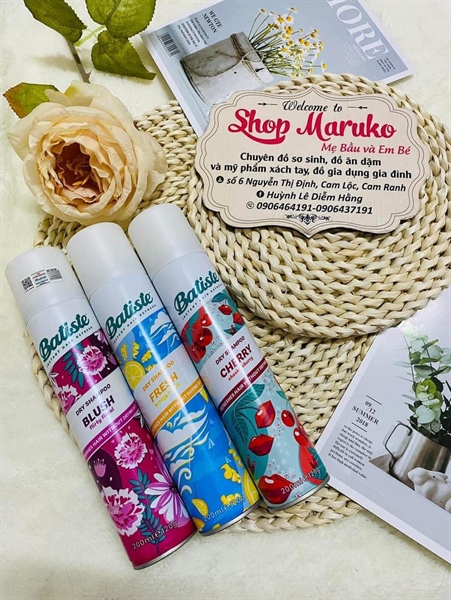 Dầu gội khô Batiste Dry Shampoo 200ml