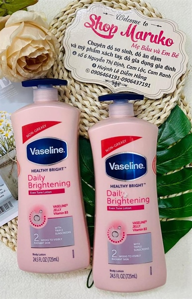 Sữa dưỡng thể Vaseline Mỹ 750m