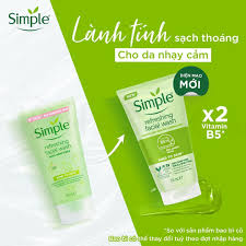 Sữa rửa mặt Simple 150ml