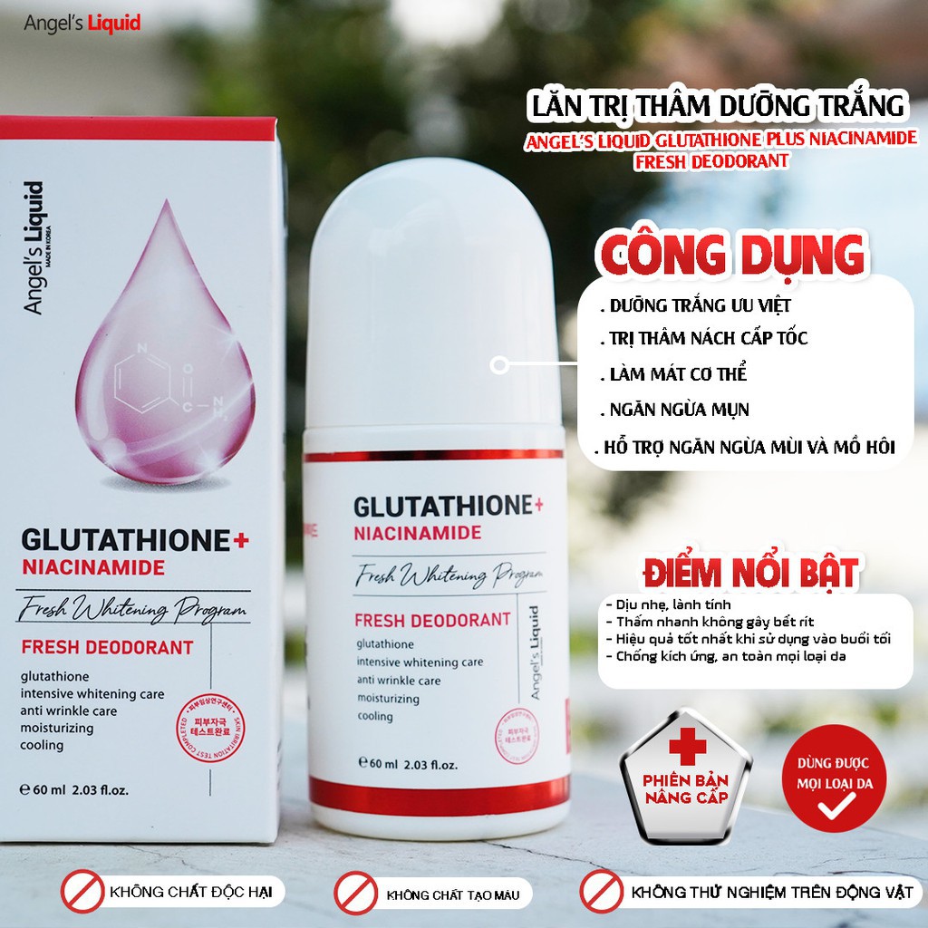 Lăn nách trị thâm Glutathione