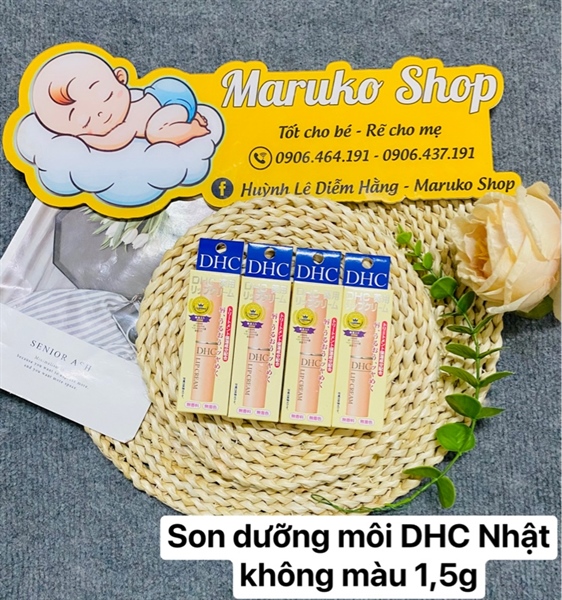 Son dưỡng DHC Nhật Bản không màu 1.5g