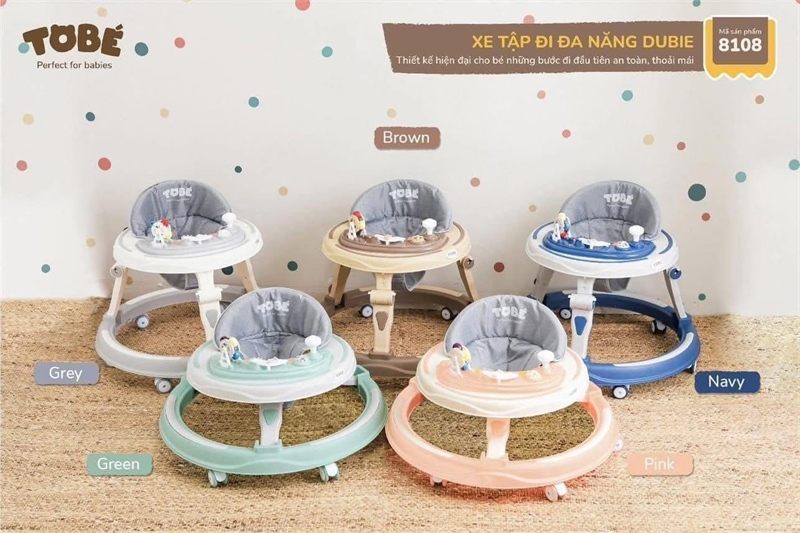 06 bịch Mamogom tặng 01 Xe tập đi Dubie
