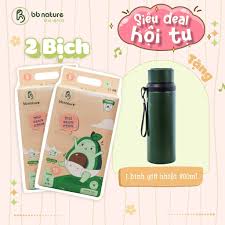 02 bịch BB Nature tặng 01 bình giữ nhiệt