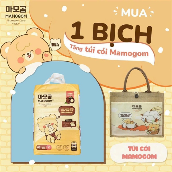 01 bịch Mamogom tặng 01 Túi cói