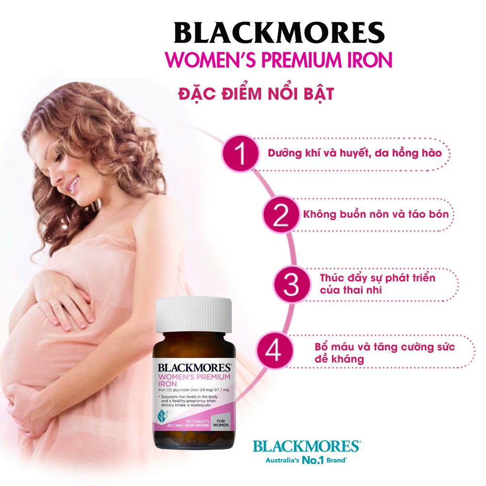 Viên sắt Blackmore cho mẹ bầu