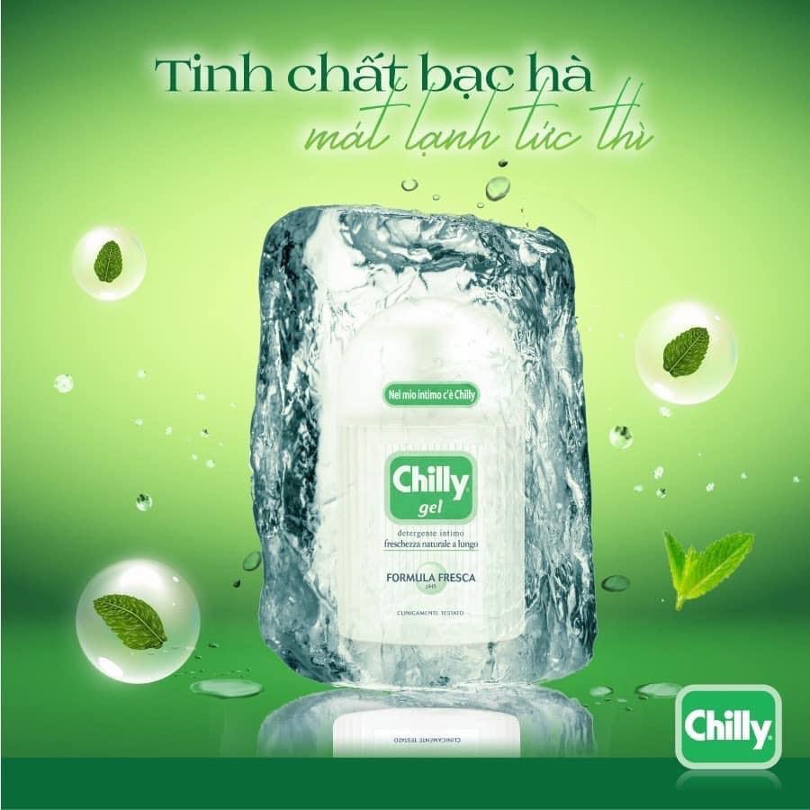 Dung dịch vệ sinh Chilly Ý Xanh lá 200ml