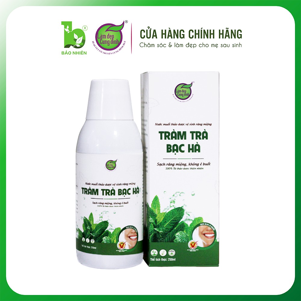 Nước súc miệng Tràm trà Bạc hà Bảo Nhiên