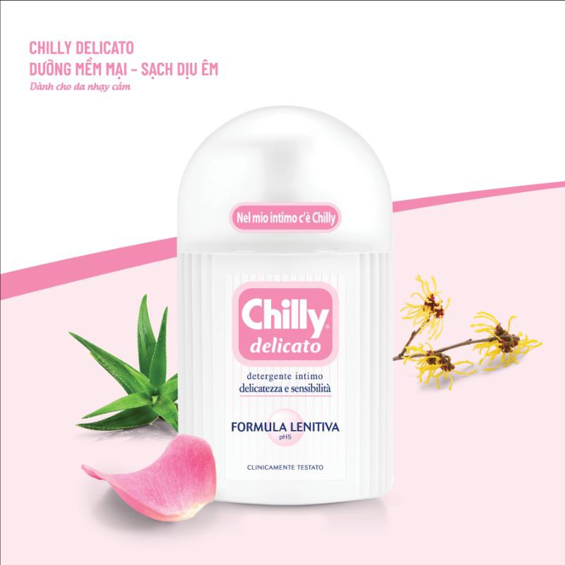 Dung dịch VS Chilly Ý hồng 200ml