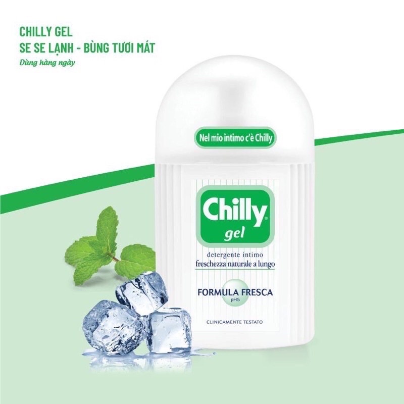 Dung dịch VS Chilly Ý xanh 200ml