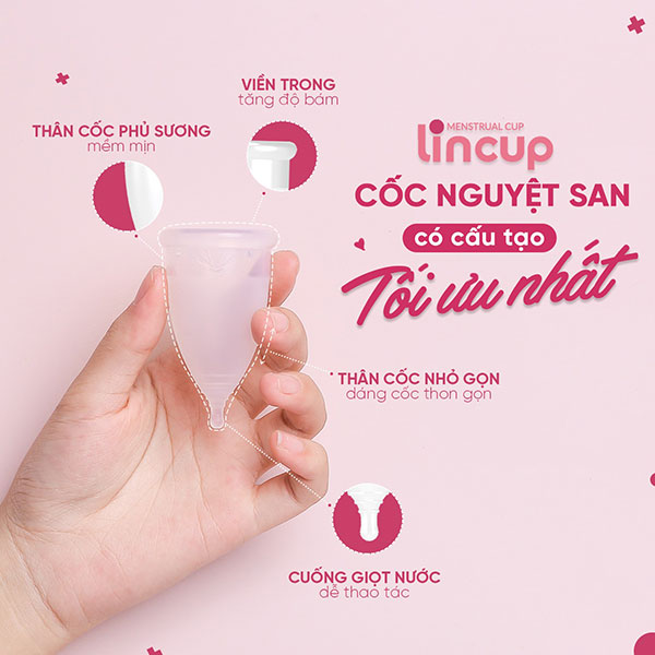 Cốc nguyệt san Lincup size +