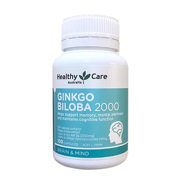 Viên uống bổ não HC Ginkgo Biloba 2000 100v